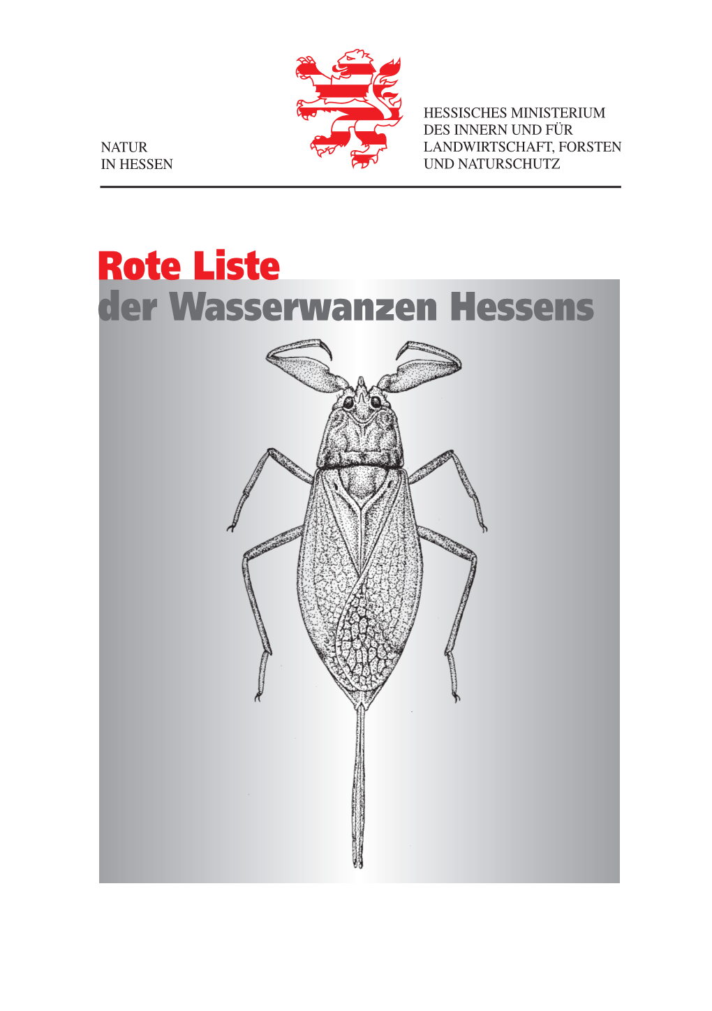 Rote Liste Der Wasserwanzen Hessens