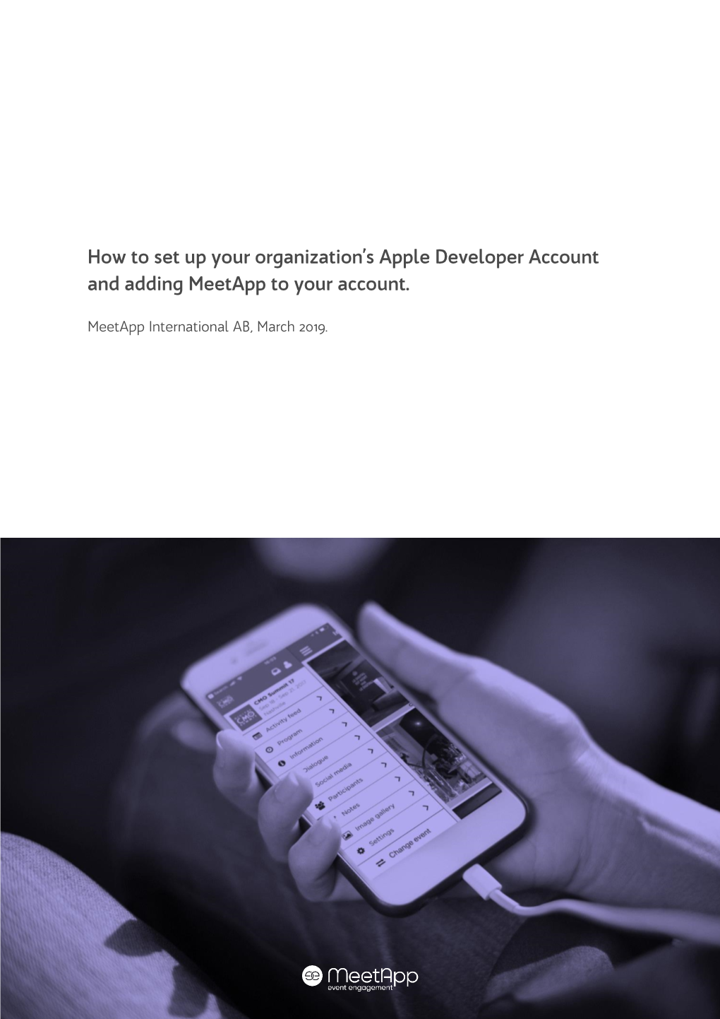 How to Set up Your Organization's Apple Developer Account And