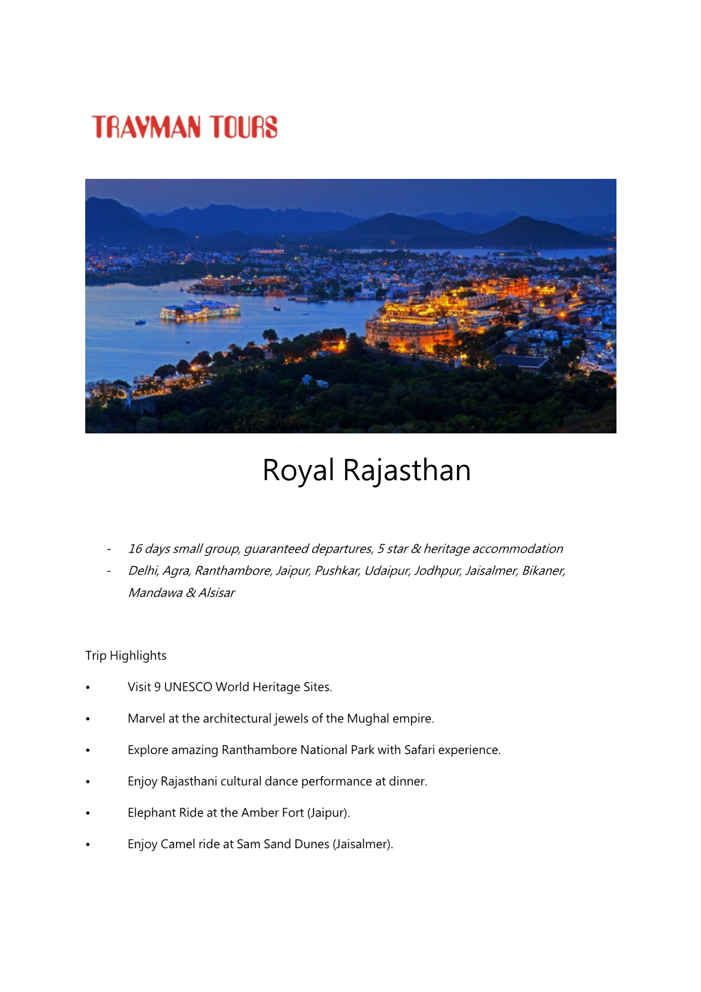 Royal Rajasthan