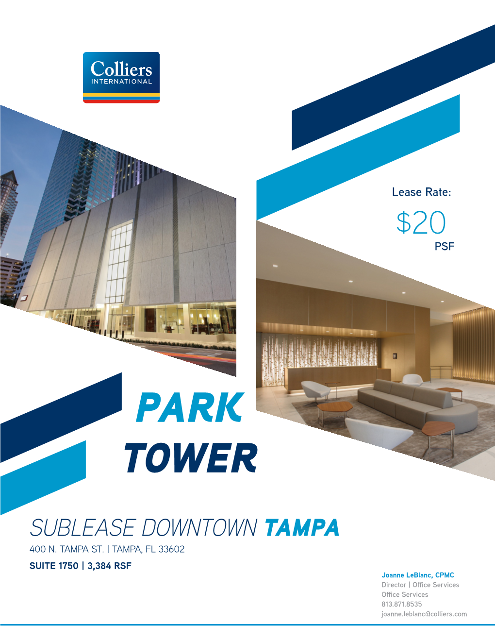 Sublease Downtown Tampa 400 N