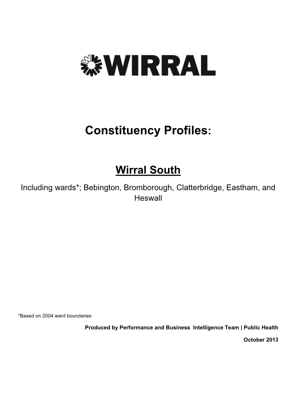 Constituency Profiles: Wirral South