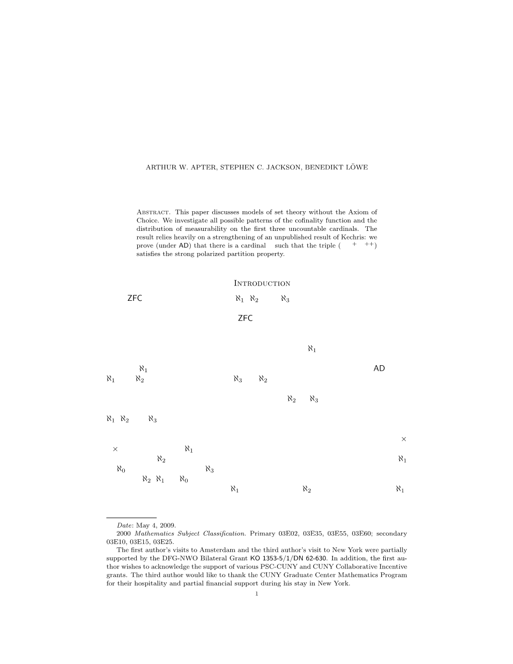 Cofinality and Measurability of the First Three Uncountable Cardinals