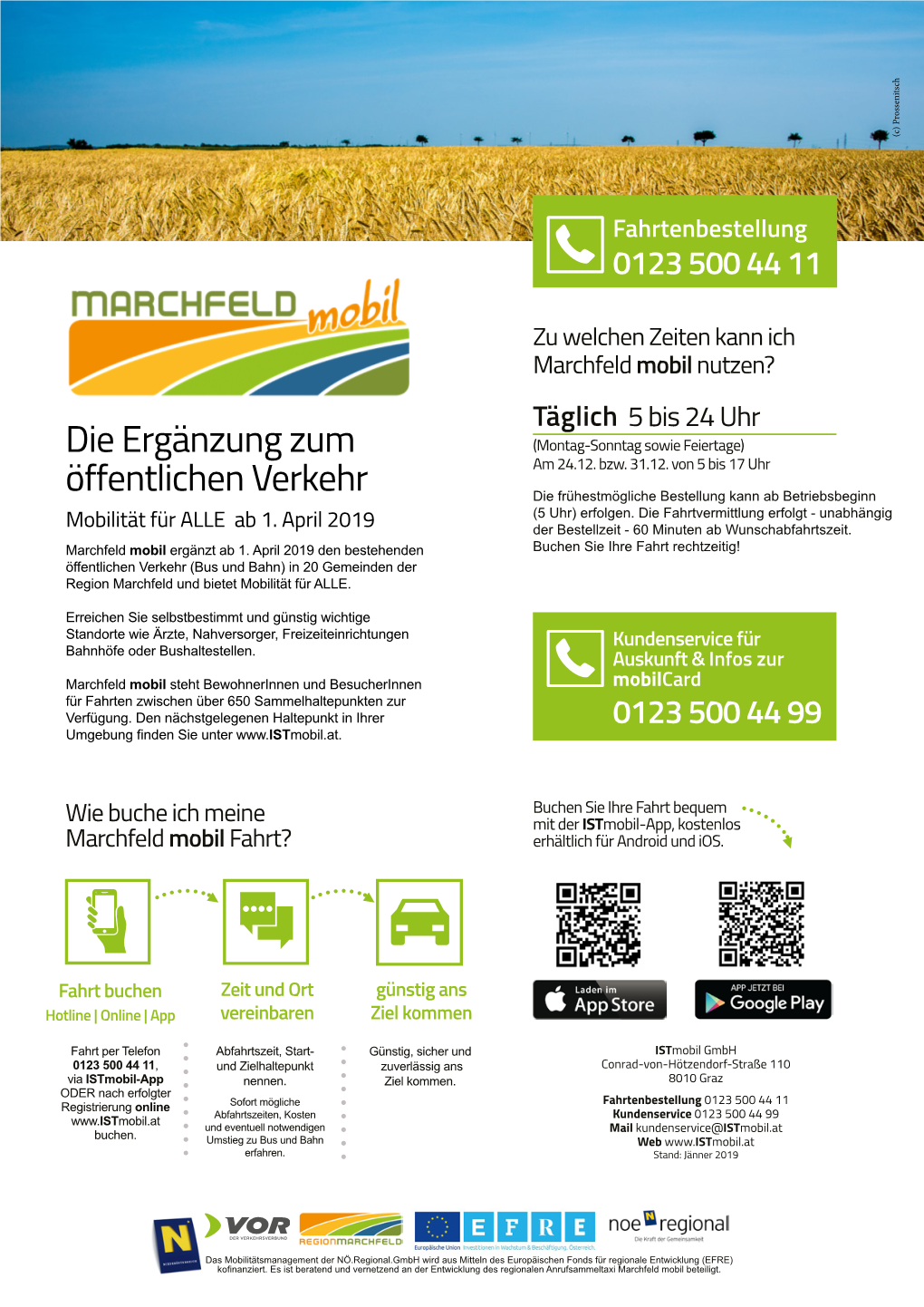 Marchfeld Mobil Nutzen? Täglich 5 Bis 24 Uhr Die Ergänzung Zum (Montag-Sonntag Sowie Feiertage) Am 24.12