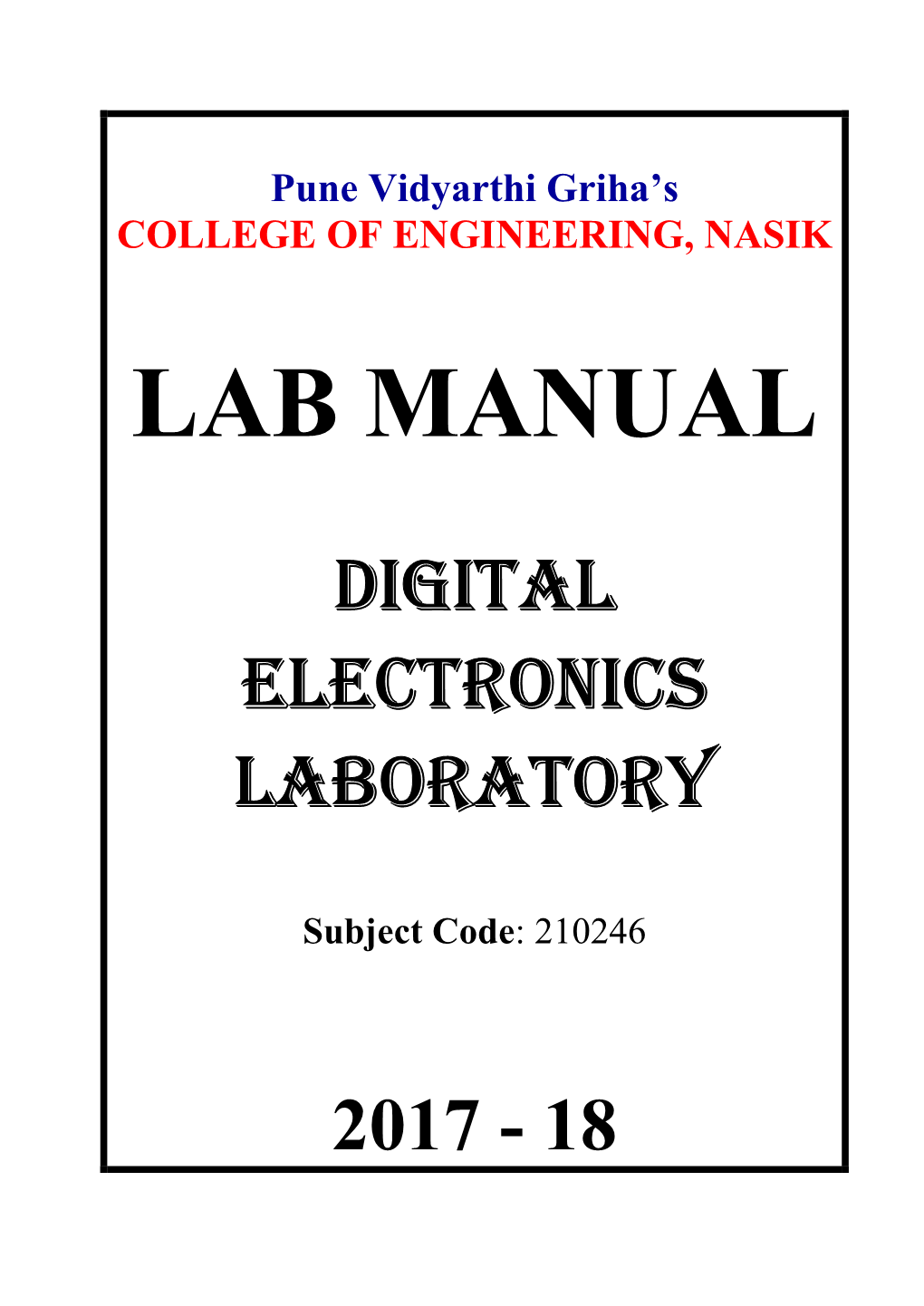 Del Lab Manual 2017
