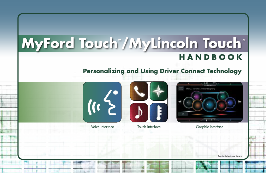 Myford Touchtm/Mylincoln Touchtm H a N D B O O K