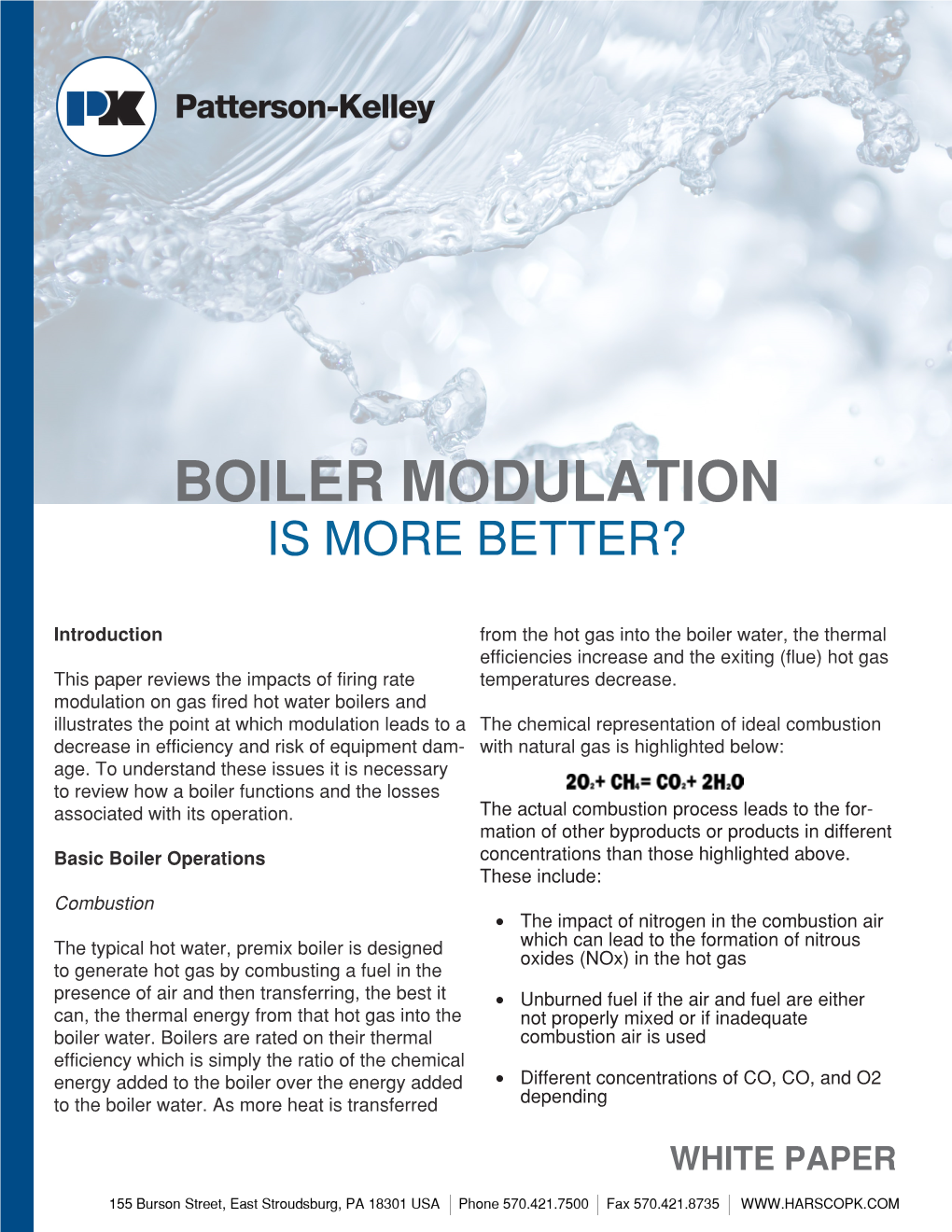 Boiler Modulation – Is More Better?