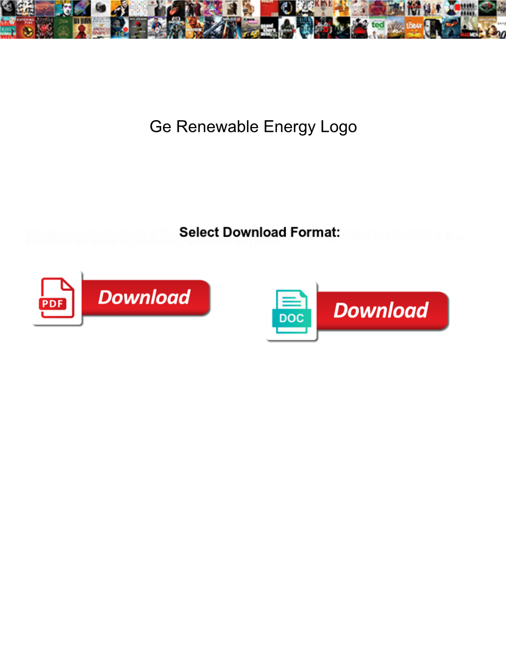 Ge Renewable Energy Logo