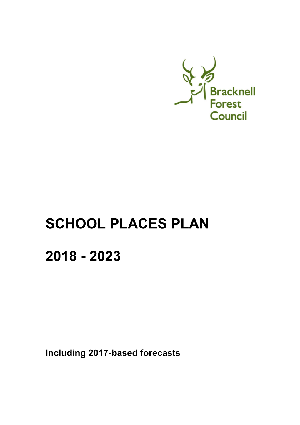 School Places Plan 2018 to 2023