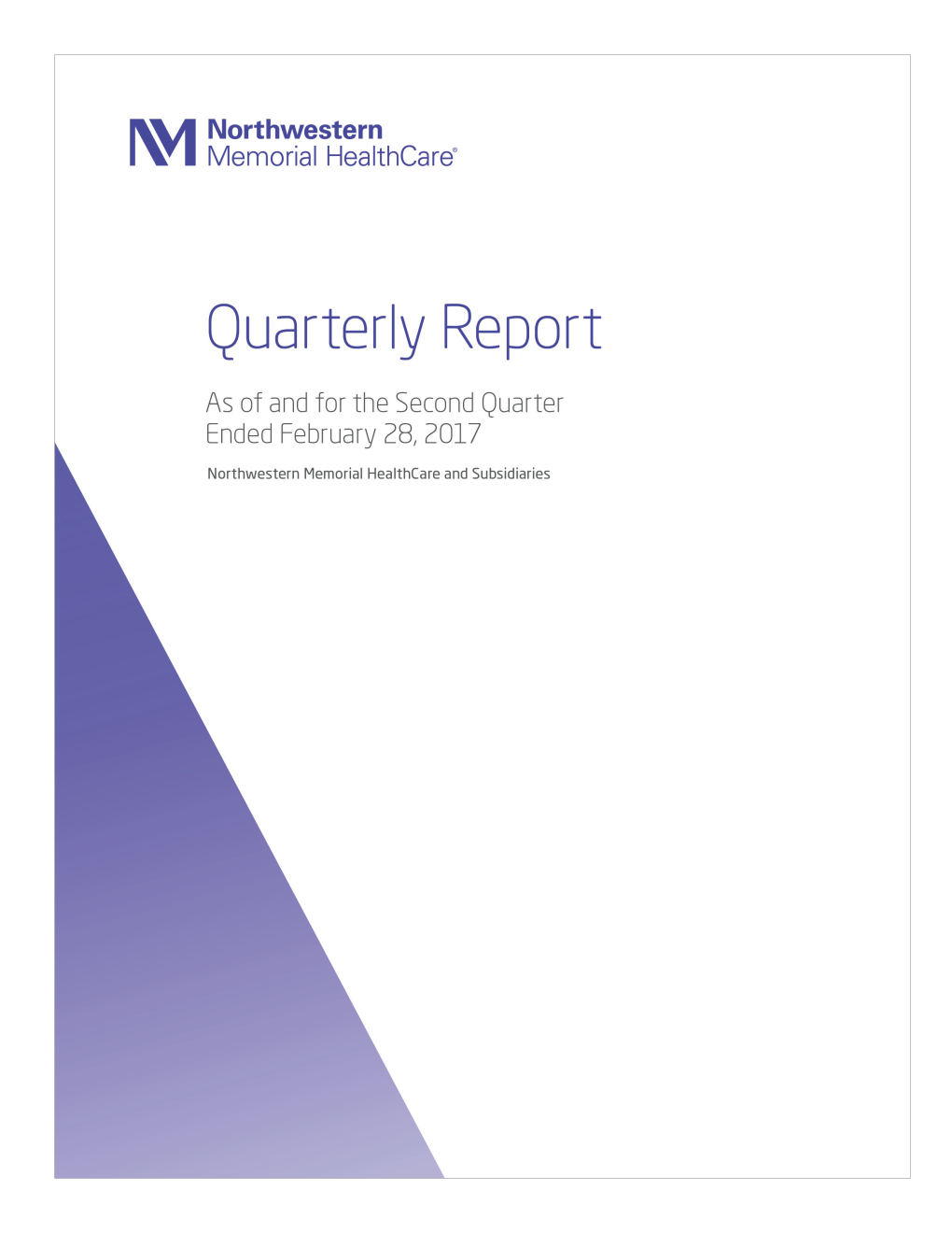 Q2 Quarterly Financial Statements