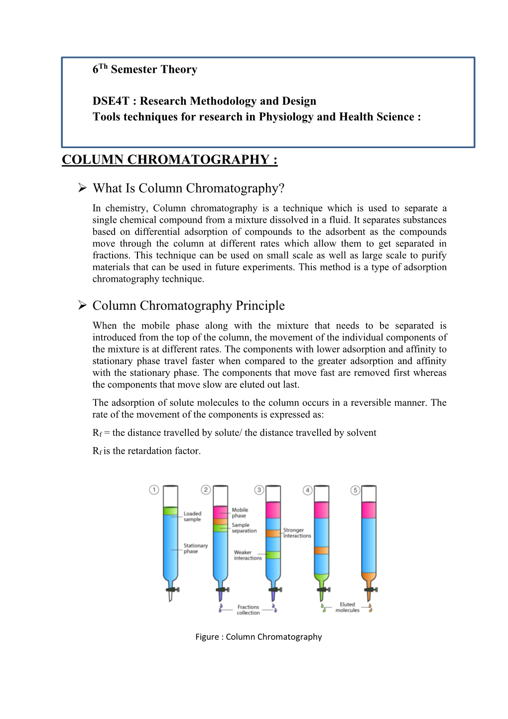 What Is Column Chromatography?