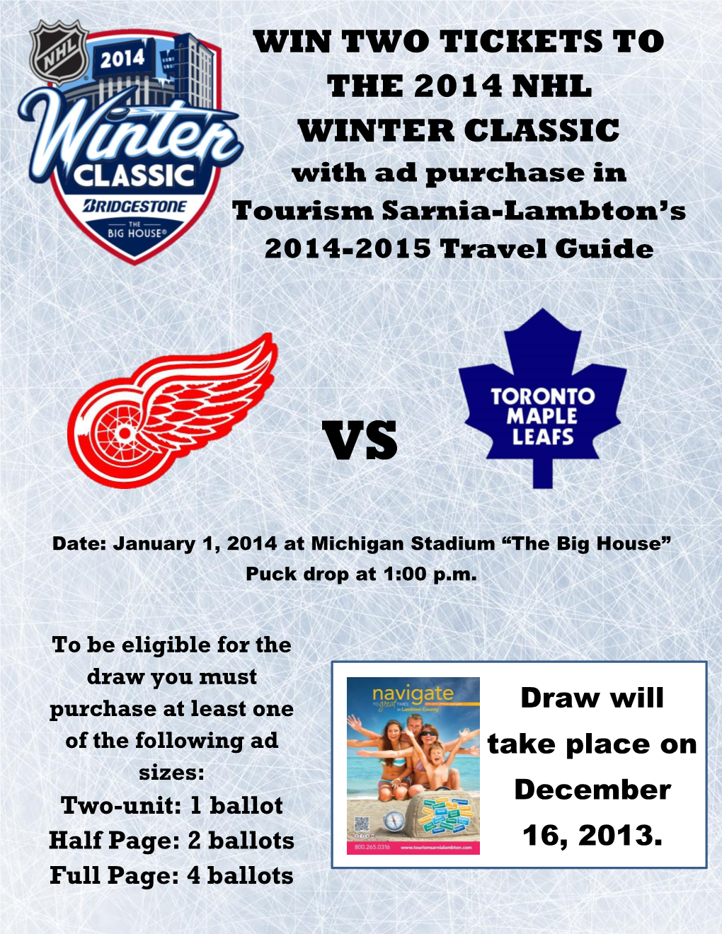 Win Two Tickets to the 2014 Nhl Winter Classic