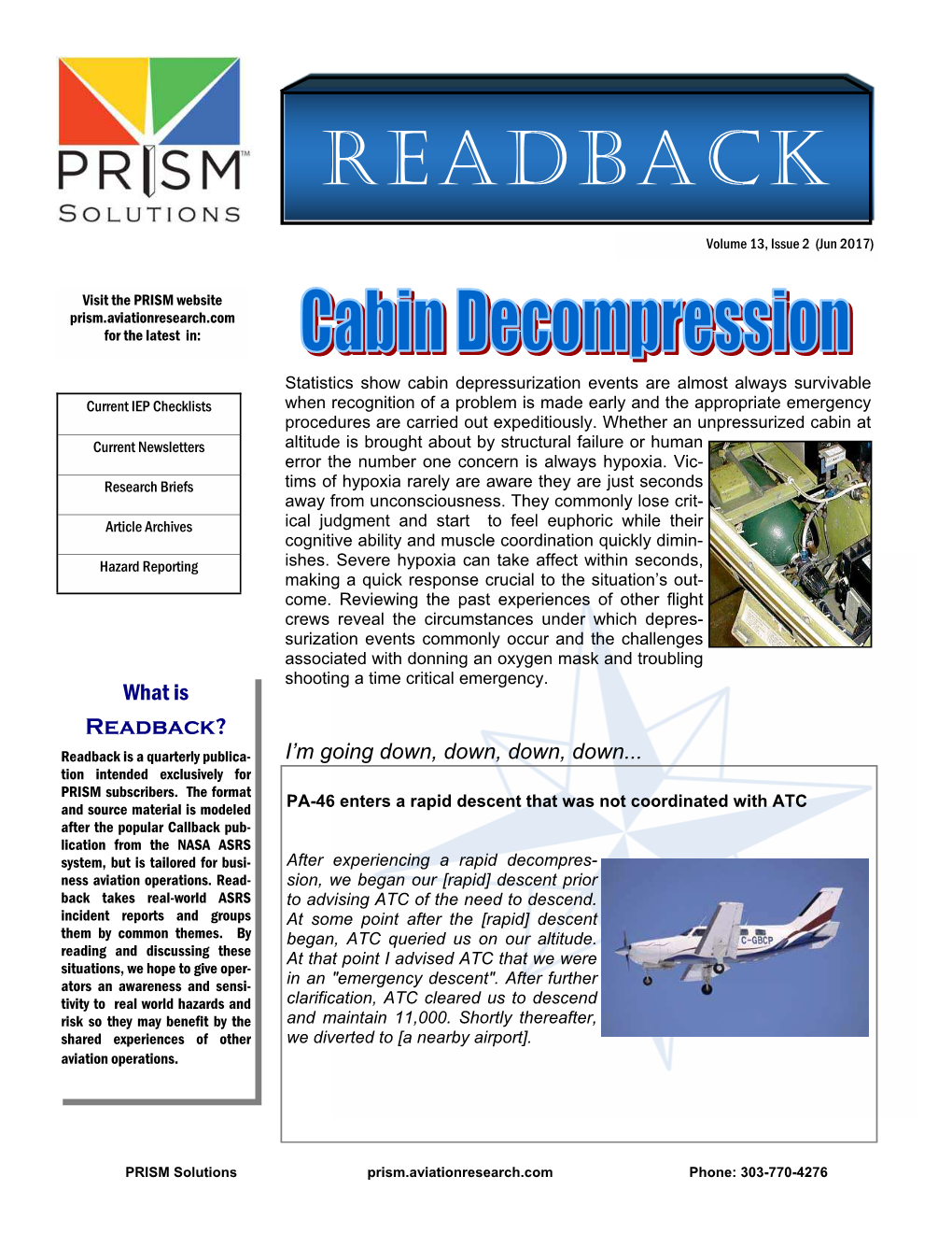 Readback 2-2017 Cabin Decompression.Pub