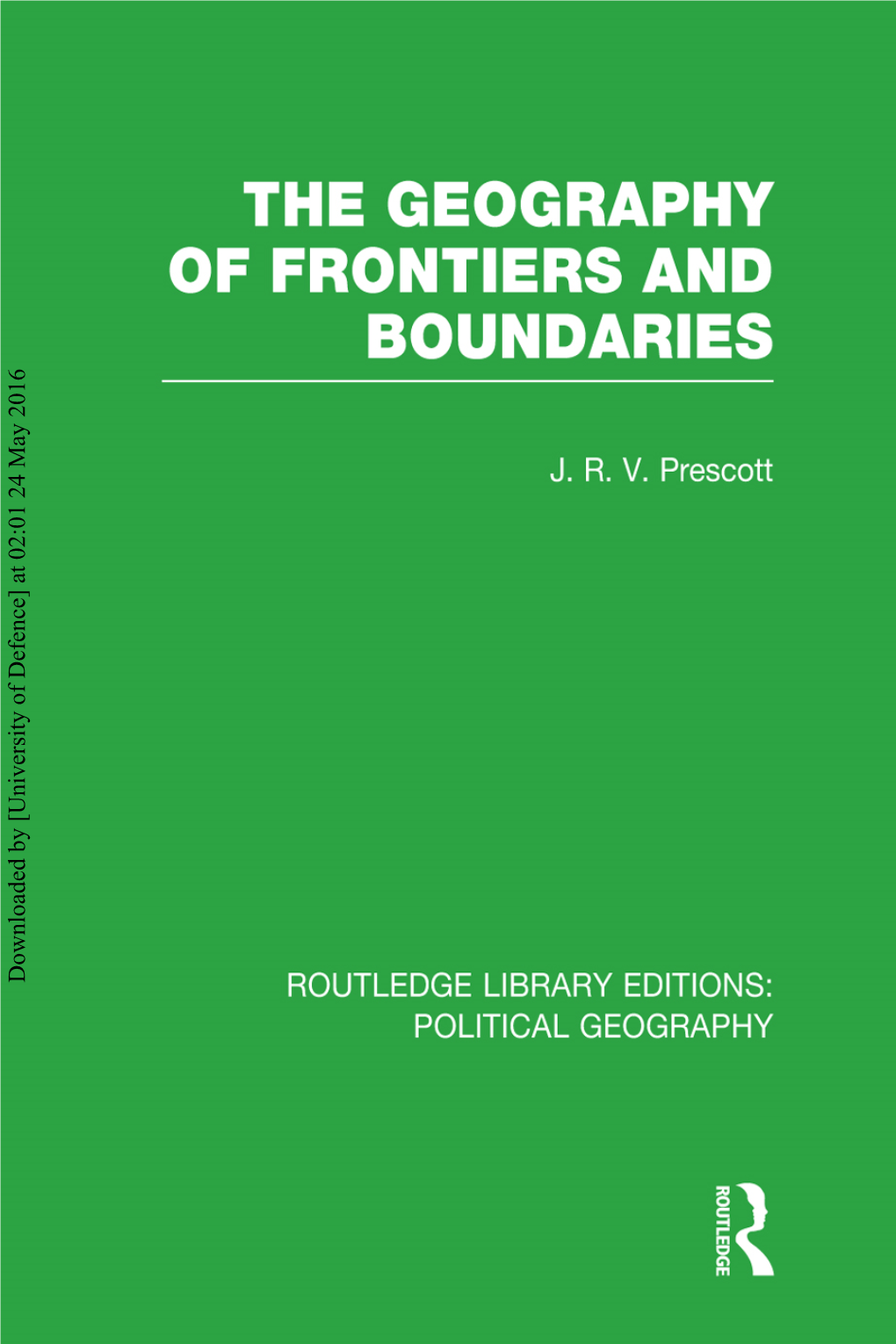 The Geography of Frontiers and Boundaries