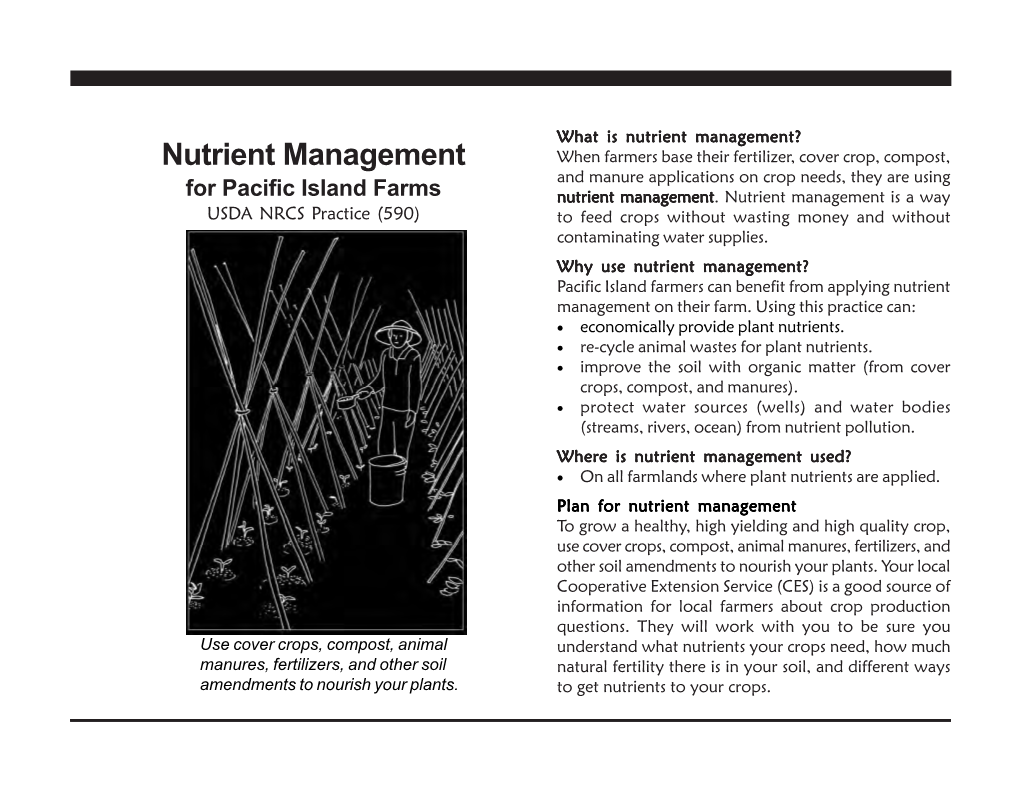 Nutrient Management