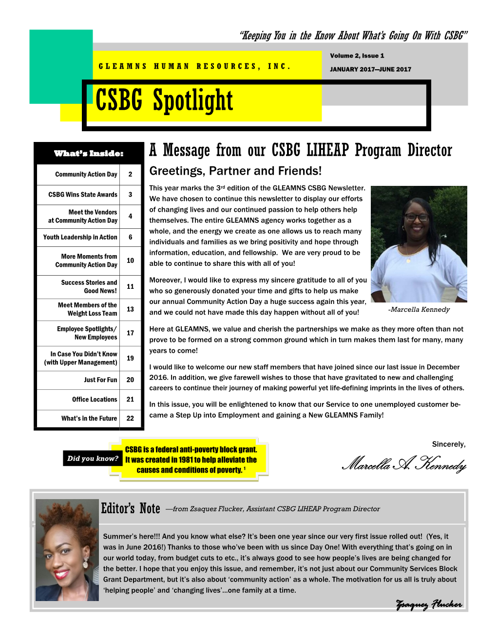 CSBG Spotlight
