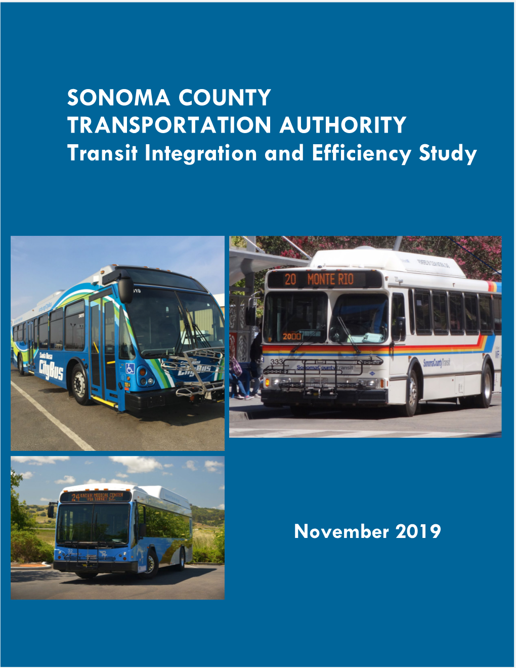 Transit Integration and Efficiency Study