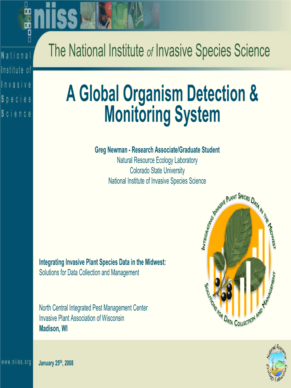 A Global Organism Detection & Monitoring System