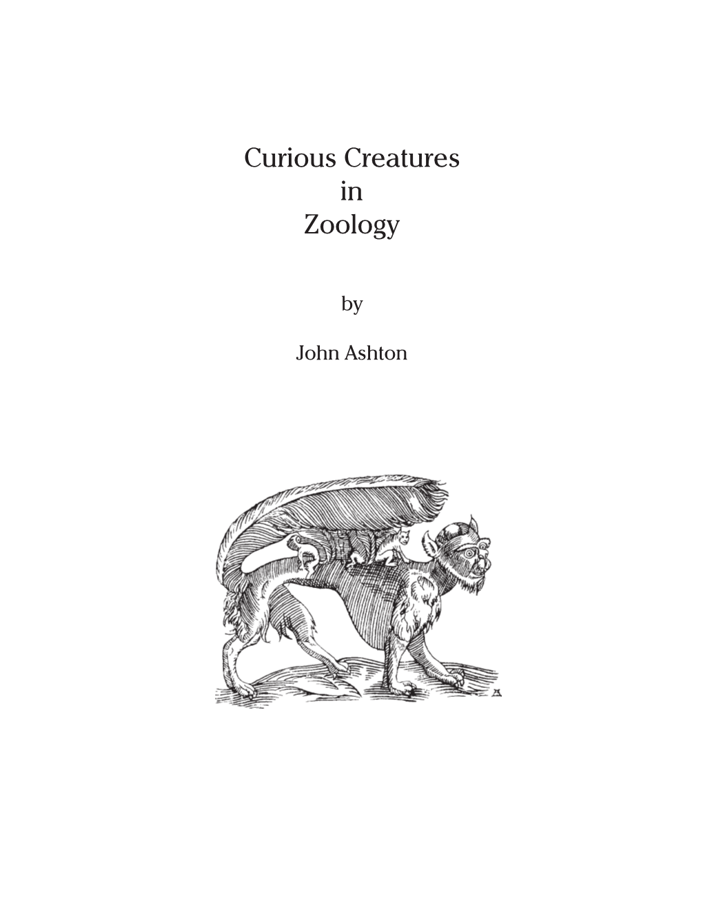 Curious Creatures in Zoology