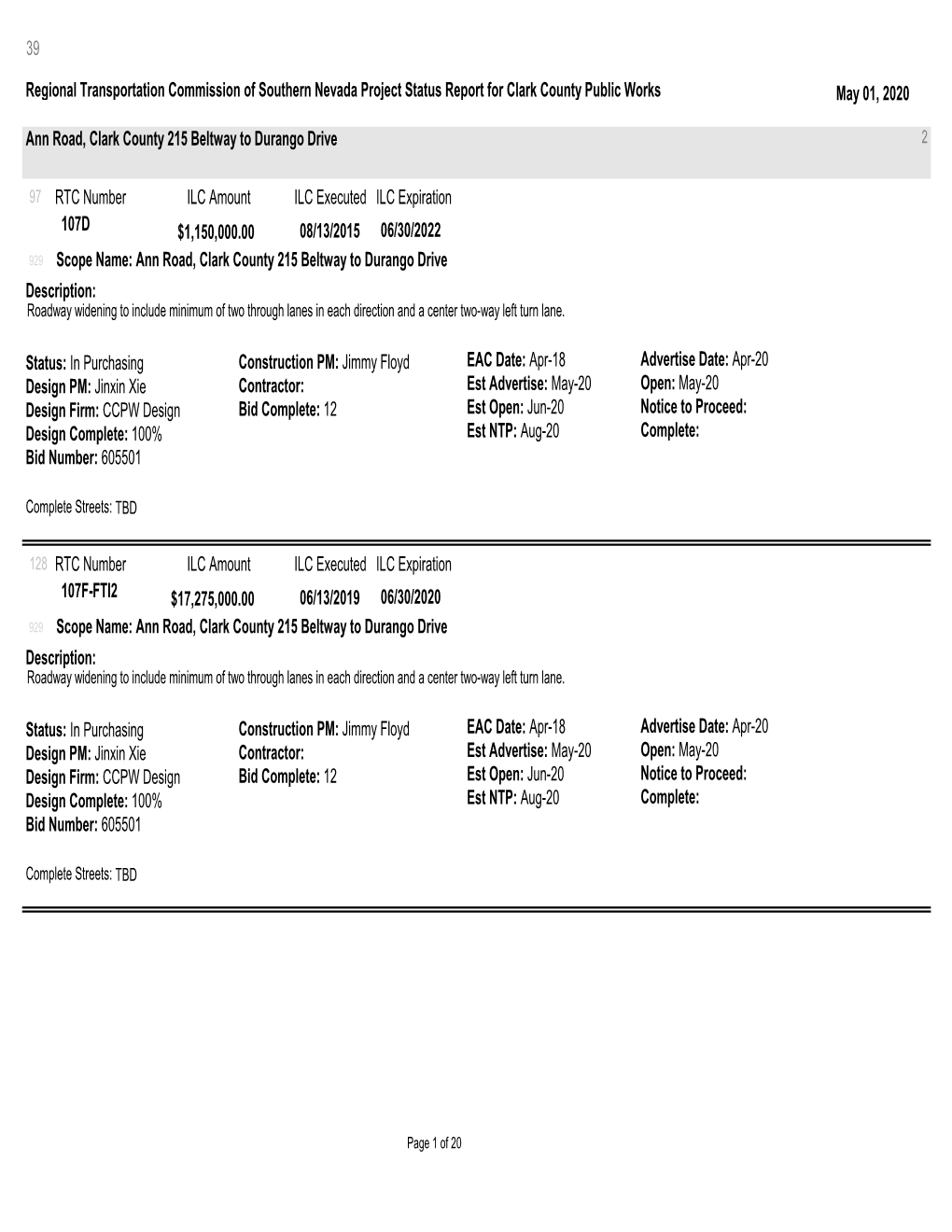 39 Regional Transportation Commission of Southern Nevada