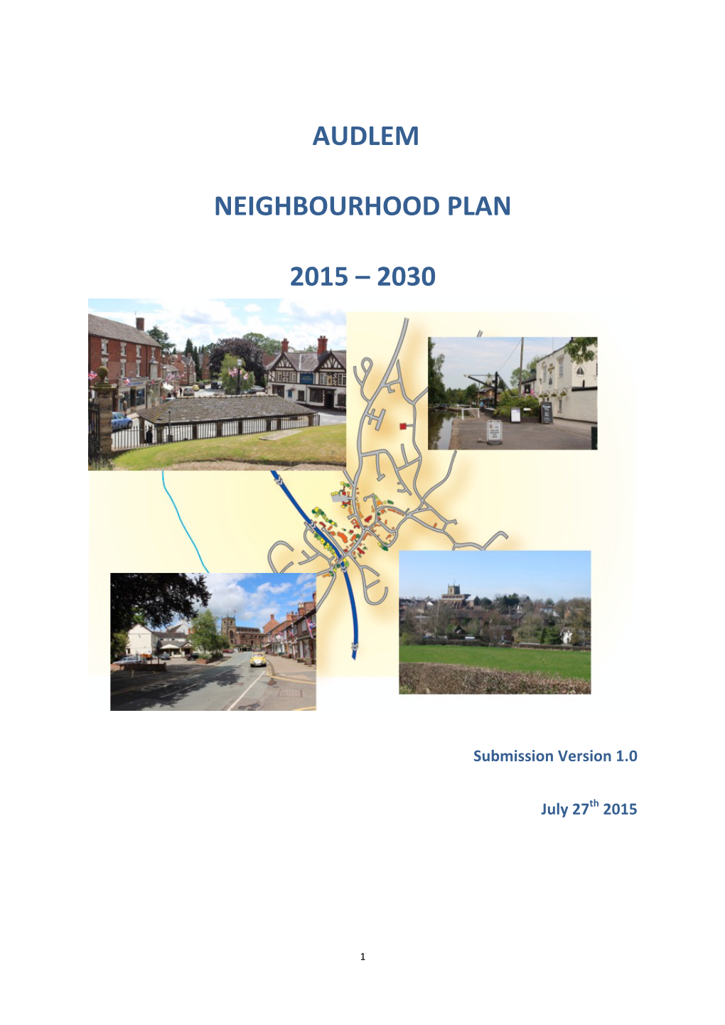 Audlem Neighbourhood Plan 2015