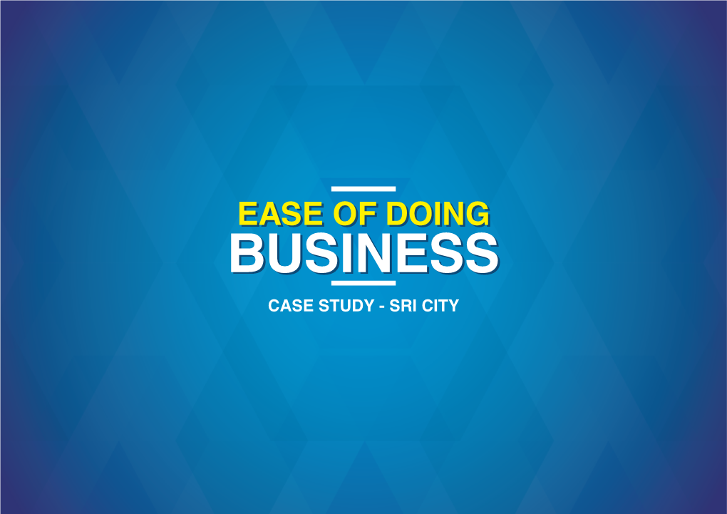 Sri City Case Study