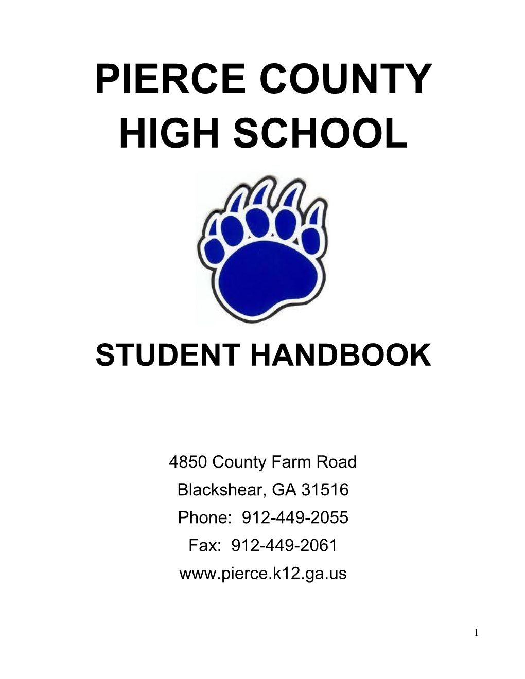 Student Handbook