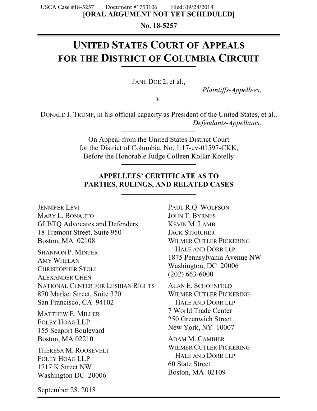 United States Court of Appeals for the District of Columbia Circuit