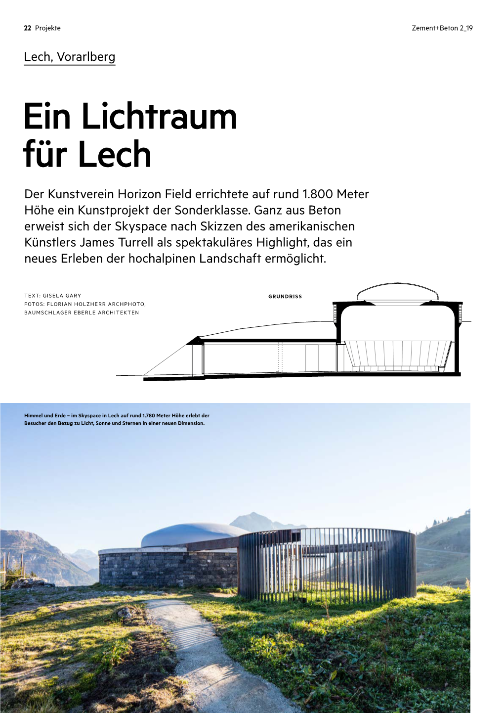 Ein Lichtraum Für Lech Der Kunstverein Horizon Field Errichtete Auf Rund 1.800 Meter Höhe Ein Kunstprojekt Der Sonderklasse