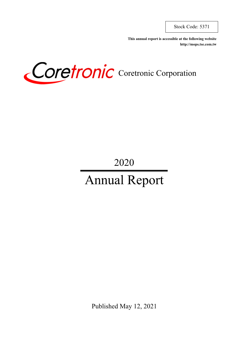 Annual Report Is Accessible at the Following Website