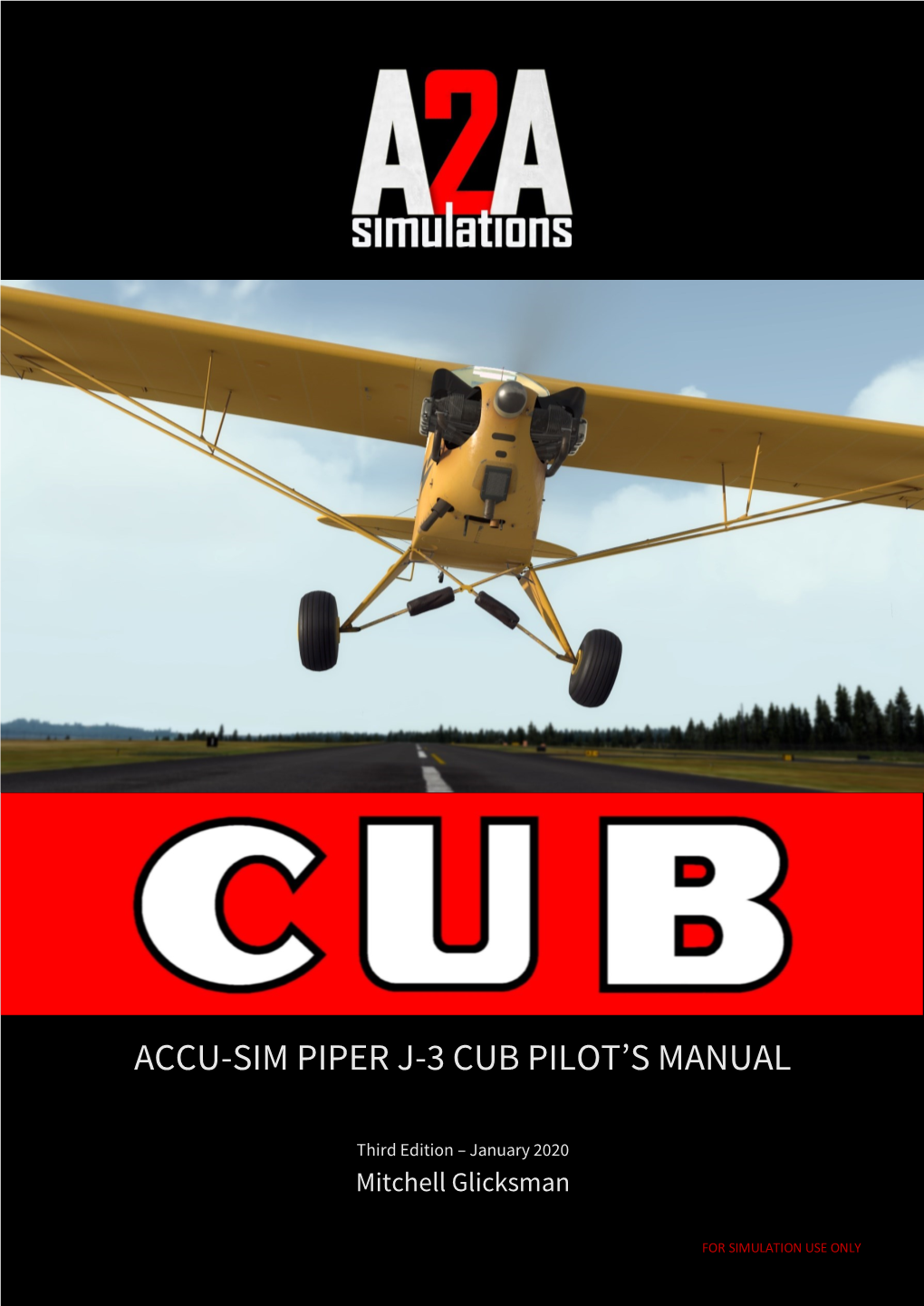 Accu-Sim Piper J-3 Cub Pilot's Manual