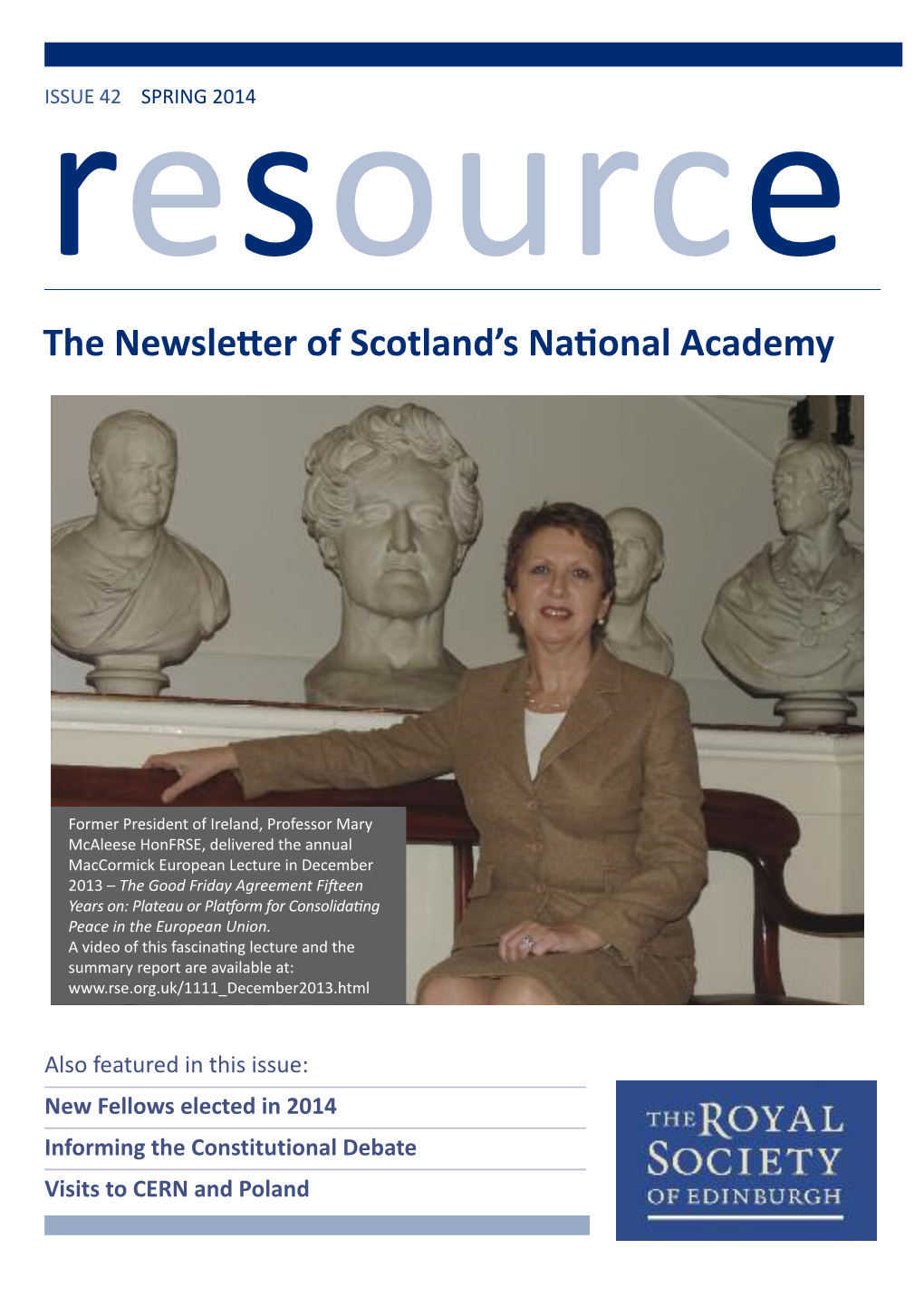 The Newsletter of Scotland's National Academy