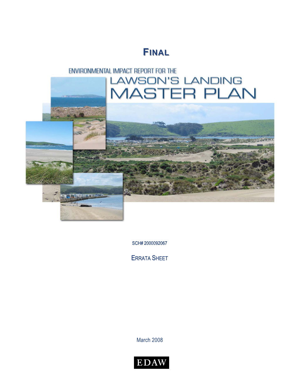 Master Plan Final EIR