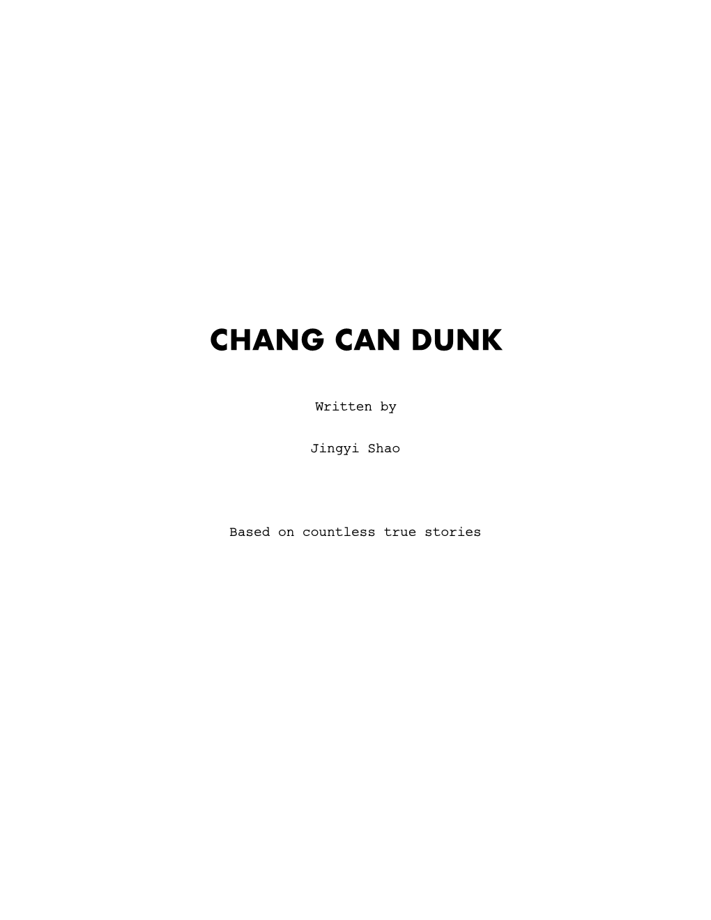 Chang Can Dunk V.1D