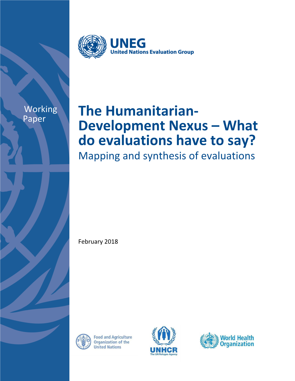 The Humanitarian- Development Nexus – What Do Evaluations Have to Say?