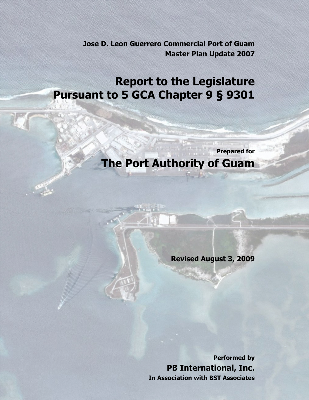 Jose D. Leon Guerrero Commercial Port of Guam Master Plan Update 2007