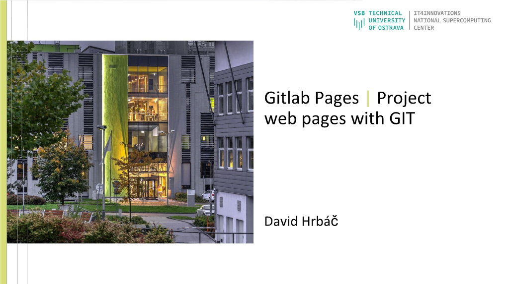 Gitlab Pages | Project Web Pages with GIT