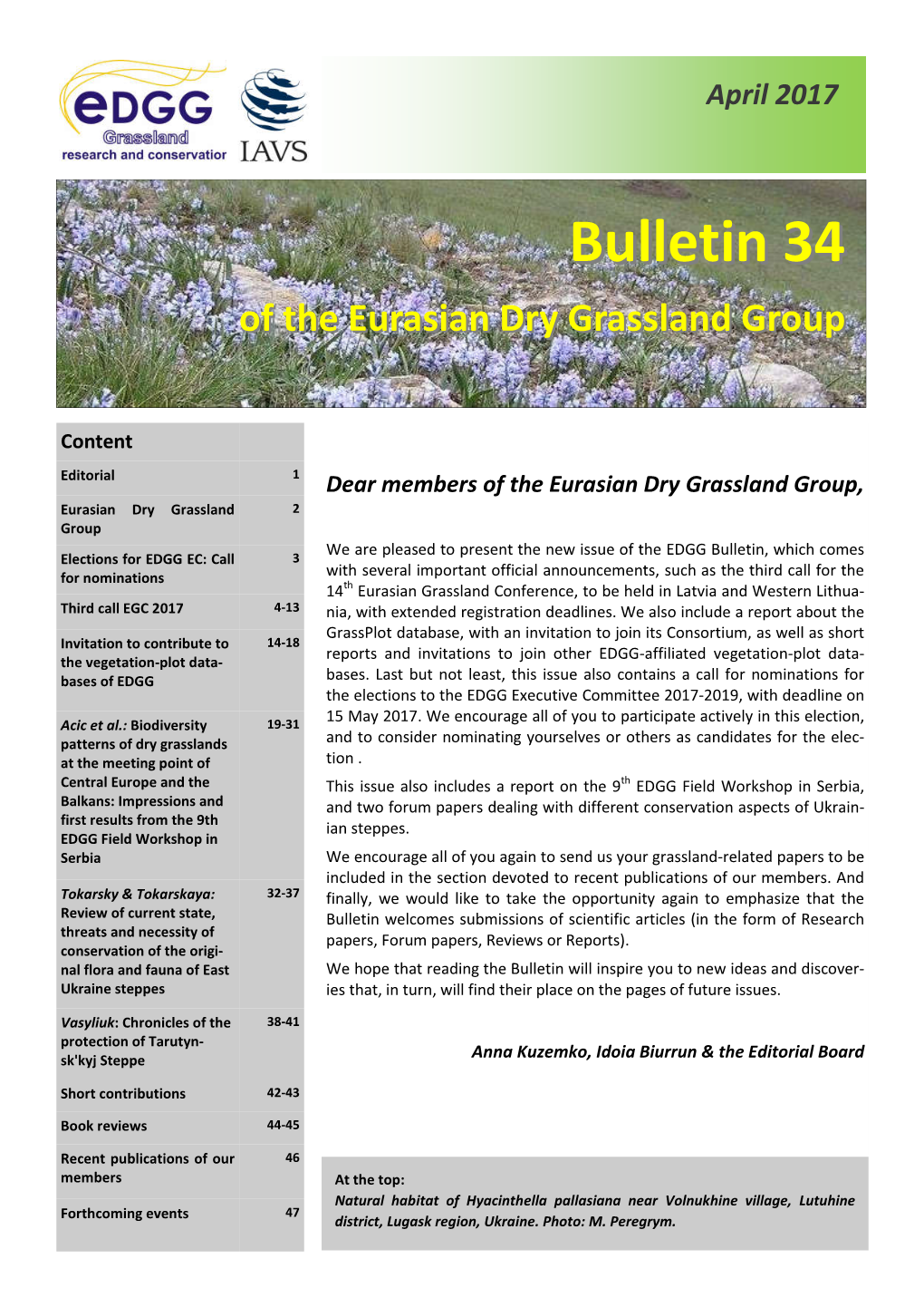 Bulletin No. 34