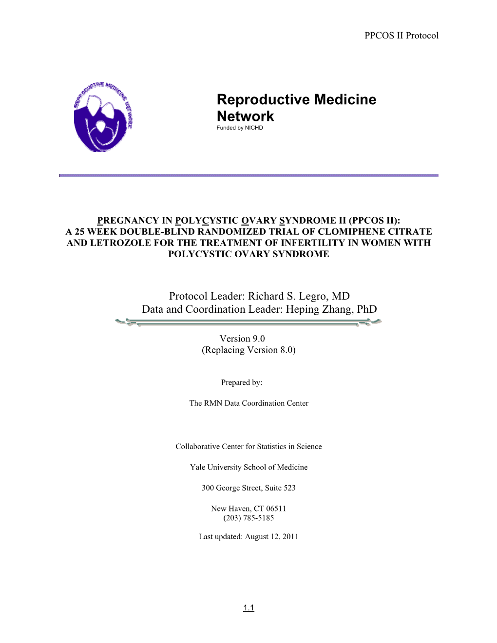 Reproductive Medicine Network Funded by NICHD