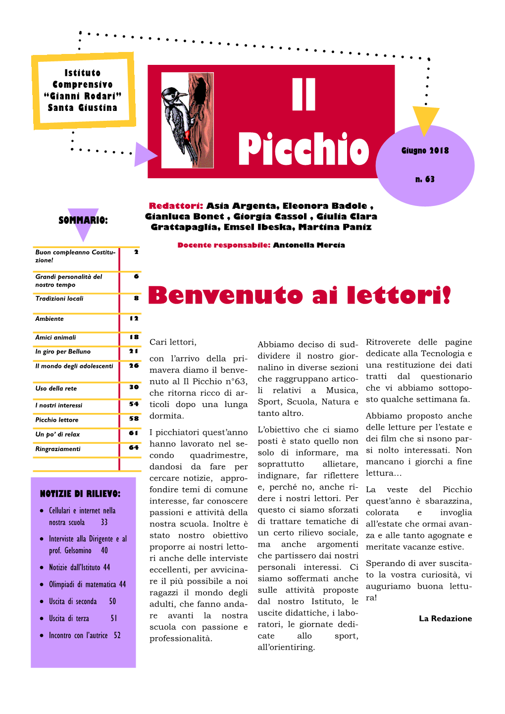 Il Picchio 2018 N.63