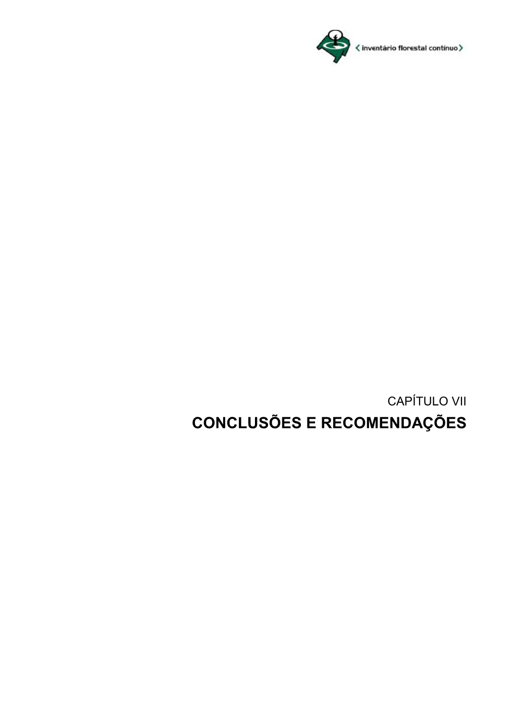 Conclusões E Recomendações