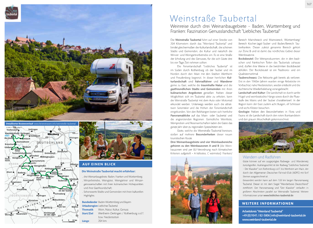 Weinstraße Taubertal Weinreise Durch Drei Weinanbaugebiete – Baden, Württemberg Und Franken: Faszination Genusslandschaft 