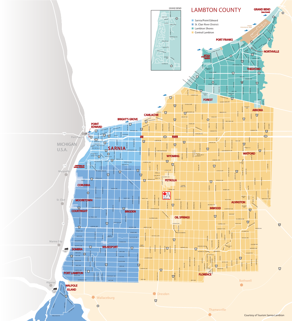 LAMBTON COUNTY (See Inset) 10 20 33 81