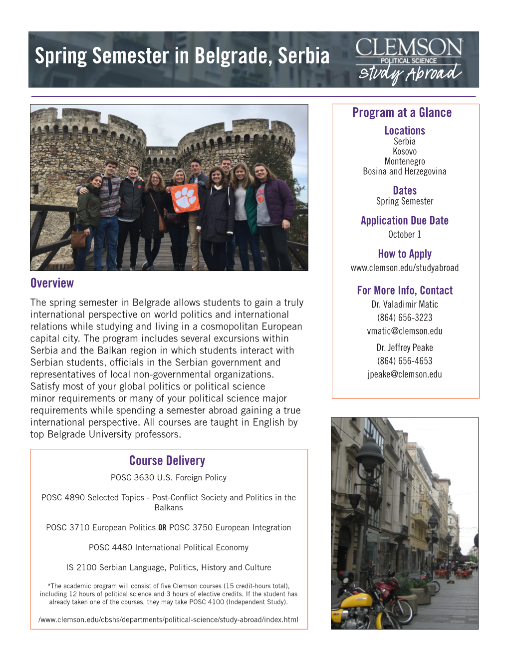 Spring Semester in Belgrade, Serbia Study Abroad