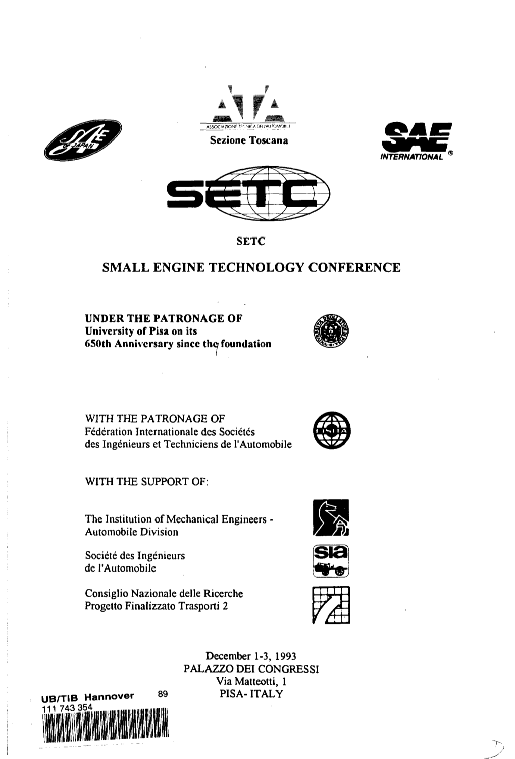 Small Engine Technology Conference