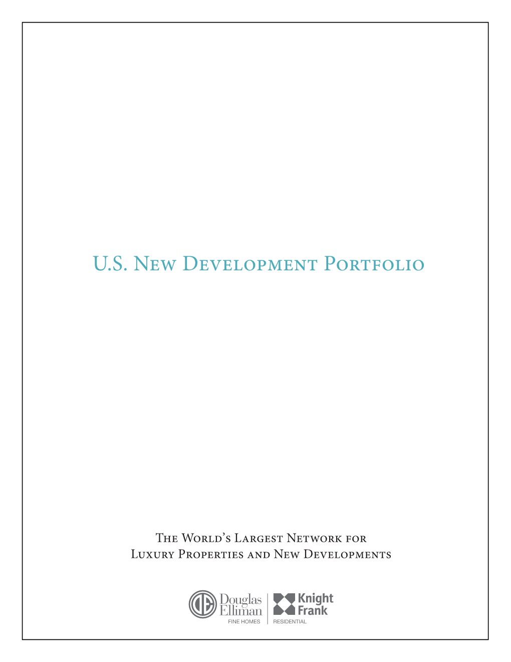 U.S. New Development Portfolio