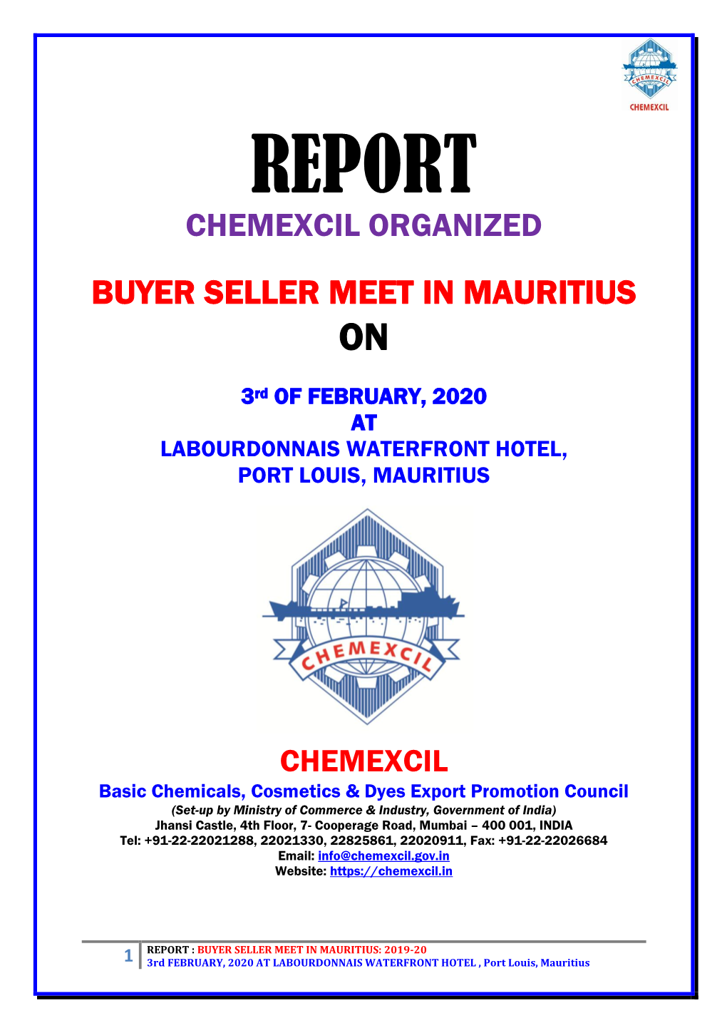 Buyer Seller Meet in Mauritius On