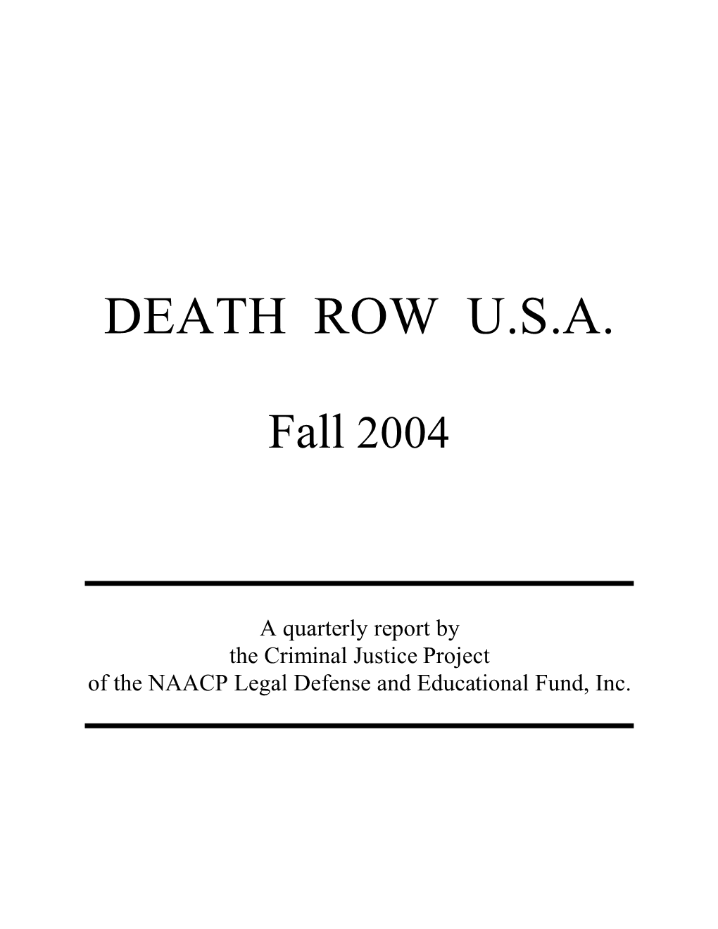 Death Row U.S.A