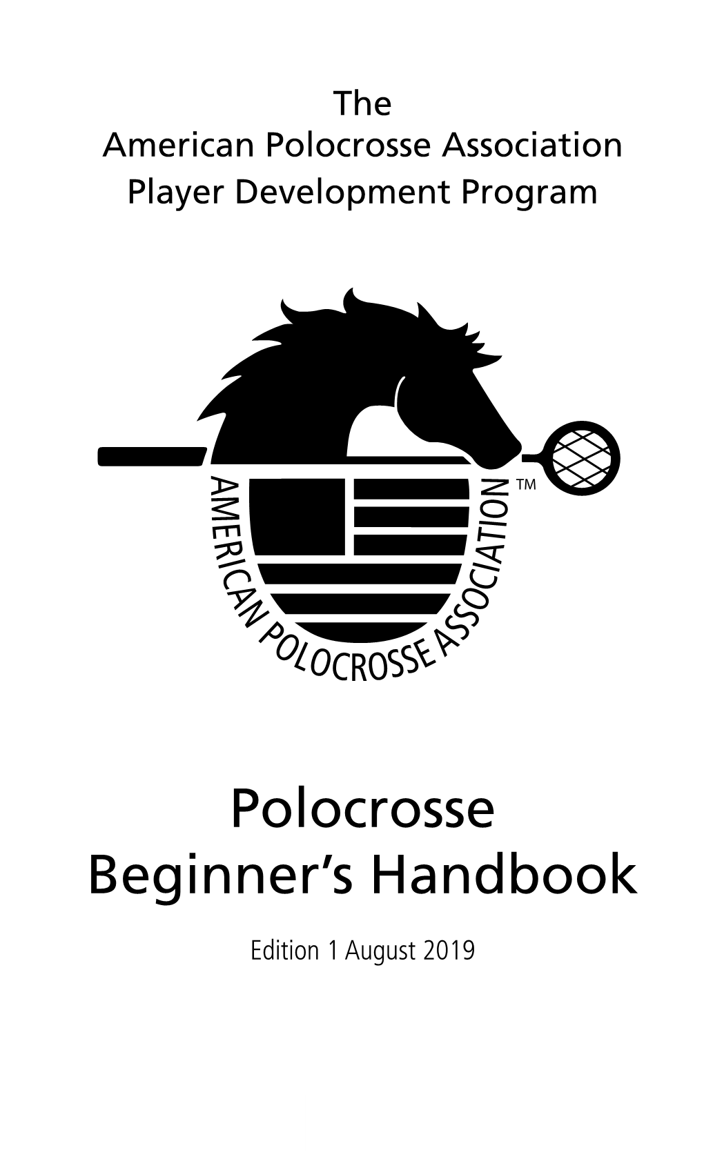 Polocrosse Beginner's Handbook