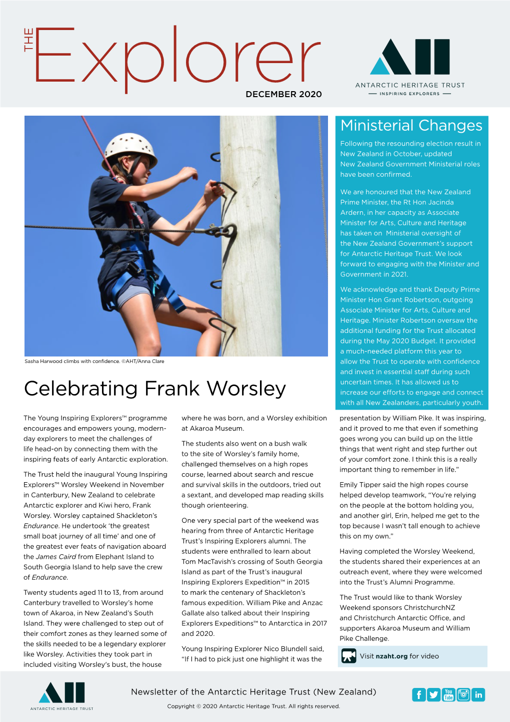 Celebrating Frank Worsley Increase Our Efforts to Engage and Connect with All New Zealanders, Particularly Youth