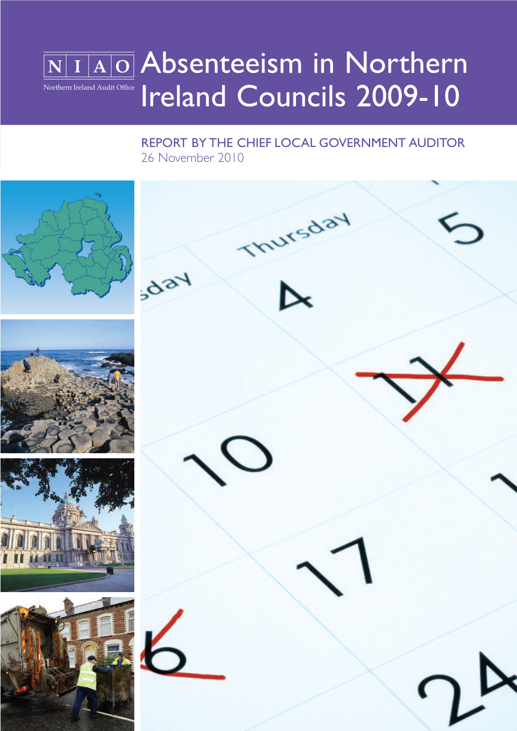 Absenteeism in Northern Ireland Councils 2009-10